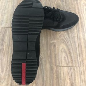 Black Prada sneakers in excellent condition
